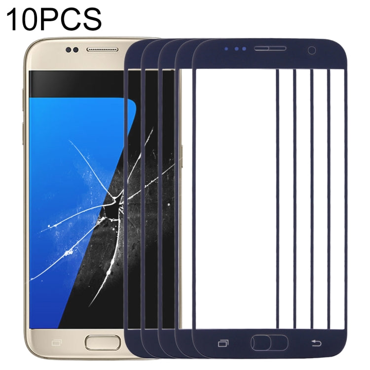 Pour Samsung Galaxy S7 / G930 10pcs lentille extérieure en verre pour écran avant