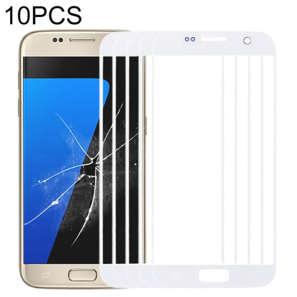 Pour Samsung Galaxy S7 / G930 10pcs lentille extérieure en verre pour écran avant