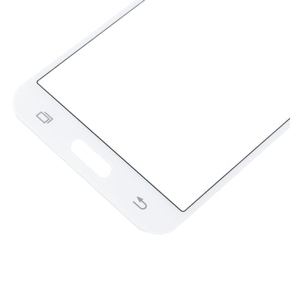 Pour Samsung Galaxy J5 / J500 10pcs lentille extérieure en verre d'écran avant
