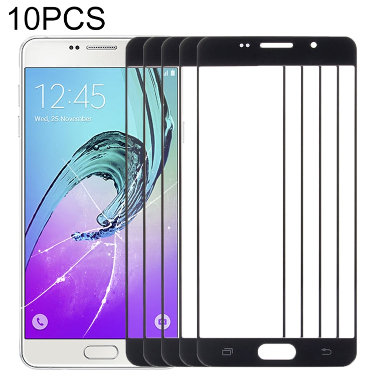 Pour Samsung Galaxy A5 (2016) / A510 10 pièces lentille extérieure en verre pour écran avant