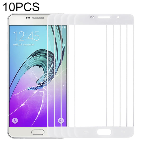 Pour Samsung Galaxy A5 (2016) / A510 10 pièces lentille extérieure en verre pour écran avant