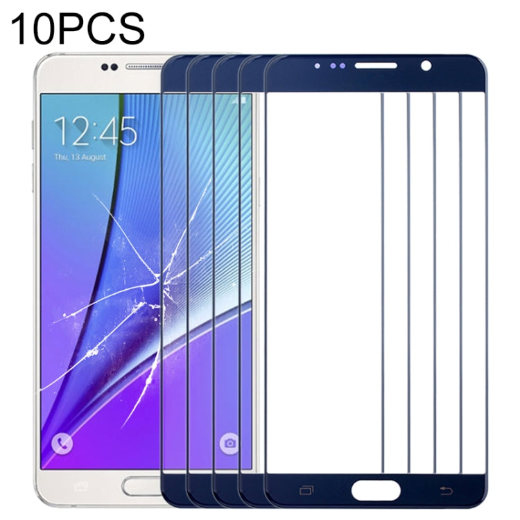 Pour Samsung Galaxy Note 5, 10 pièces, lentille extérieure en verre pour écran avant