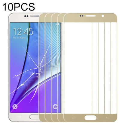Pour Samsung Galaxy Note 5, 10 pièces, lentille extérieure en verre pour écran avant