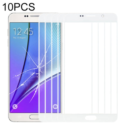 Pour Samsung Galaxy Note 5, 10 pièces, lentille extérieure en verre pour écran avant