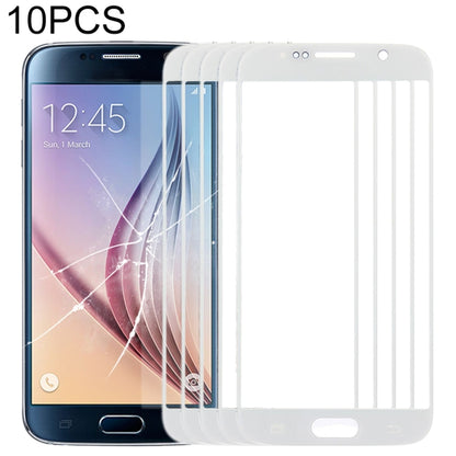 Pour Samsung Galaxy S6 / G920F 10pcs lentille extérieure en verre pour écran avant