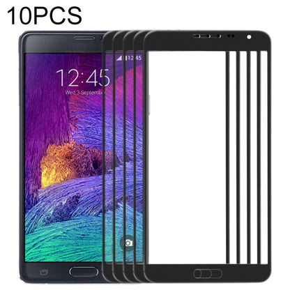 Pour Samsung Galaxy Note 4 / N910 10pcs lentille extérieure en verre pour écran avant