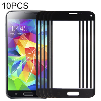 Pour Samsung Galaxy S5 mini, 10 pièces, lentille extérieure en verre pour écran avant