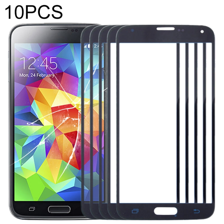 Pour Samsung Galaxy S5 / G900 10pcs lentille extérieure en verre pour écran avant