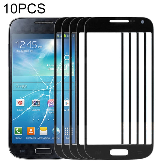 Pour Samsung Galaxy S IV mini/i9190, 10 pièces, lentille extérieure en verre pour écran avant