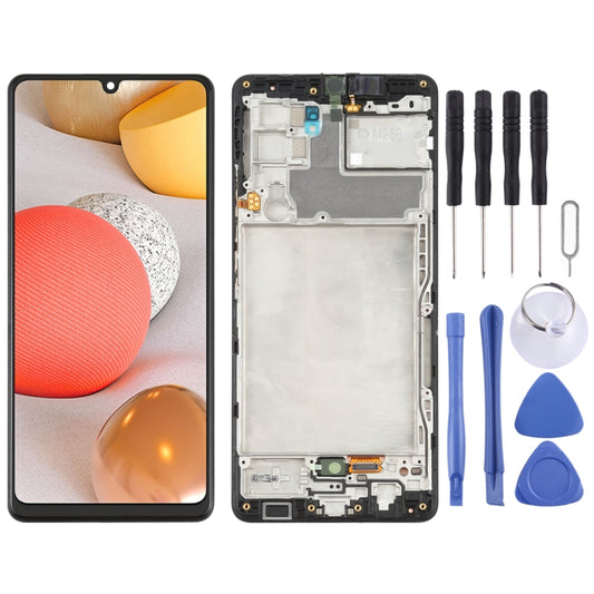 Écran LCD d'origine et numériseur complet avec cadre pour Samsung Galaxy A42 5G SM-A426