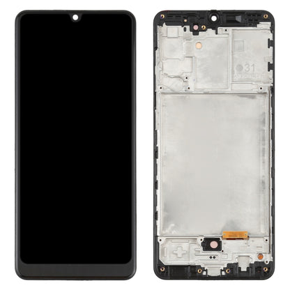 Écran LCD en matériau OLED et numériseur complet avec cadre pour Samsung Galaxy A31 SM-A315 (6,33 pouces)