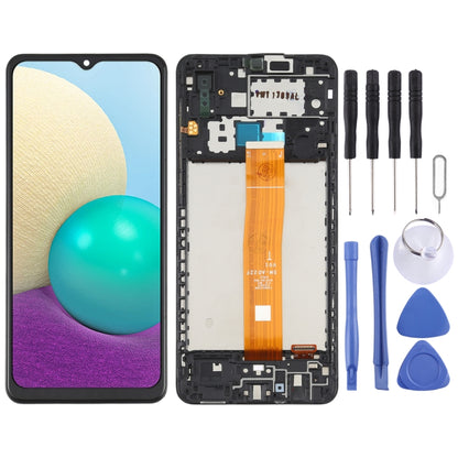 Écran LCD d'origine et numériseur complet avec cadre pour Samsung Galaxy A02 SM-A022
