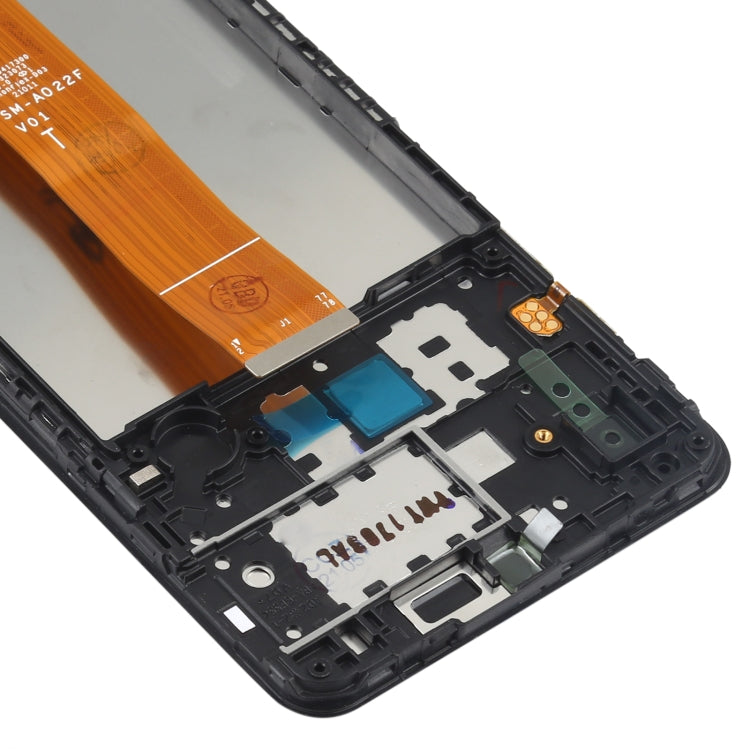 Écran LCD d'origine et numériseur complet avec cadre pour Samsung Galaxy A02 SM-A022