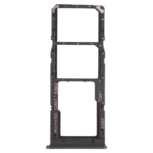 Pour Samsung Galaxy A12 SM-A125 Plateau de carte SIM + Plateau de carte SIM + Plateau de carte Micro SD