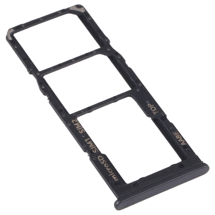 Pour Samsung Galaxy A12 SM-A125 Plateau de carte SIM + Plateau de carte SIM + Plateau de carte Micro SD