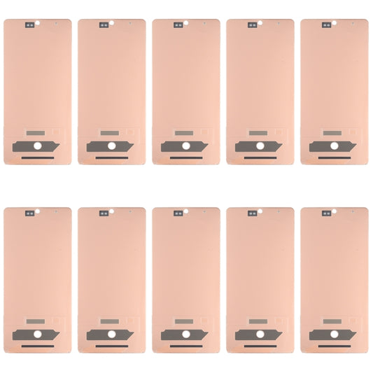 Pour Samsung Galaxy A71 5G SM-A716 10 pièces LCD numériseur autocollants adhésifs arrière