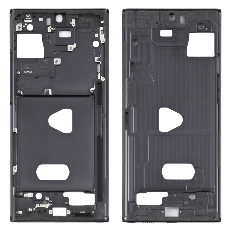 Pour Samsung Galaxy Note20 Ultra, plaque de lunette à cadre central unique