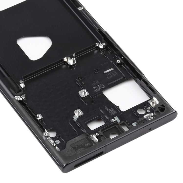 Pour Samsung Galaxy Note20 Ultra, plaque de lunette à cadre central unique