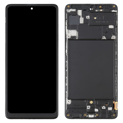 Écran LCD en matériau OLED et numériseur complet avec cadre pour Samsung Galaxy A71 SM-A715 (6,39 pouces)