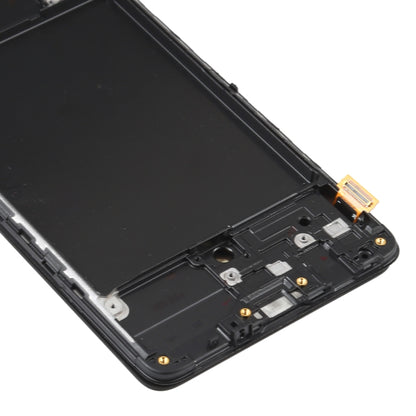 Écran LCD en matériau OLED et numériseur complet avec cadre pour Samsung Galaxy A71 SM-A715 (6,39 pouces)