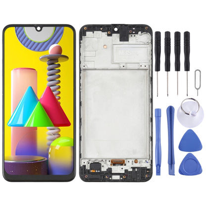 Écran LCD en matériau OLED et numériseur complet avec cadre pour Samsung Galaxy M31 / Galaxy M31 Prime SM-M315