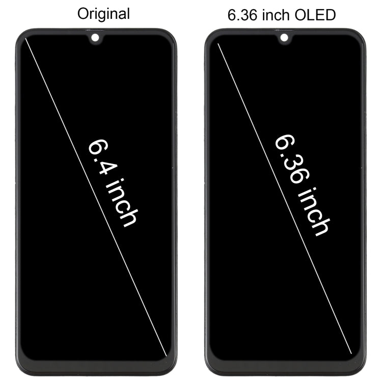 Écran LCD en matériau OLED et numériseur complet avec cadre pour Samsung Galaxy M31 / Galaxy M31 Prime SM-M315