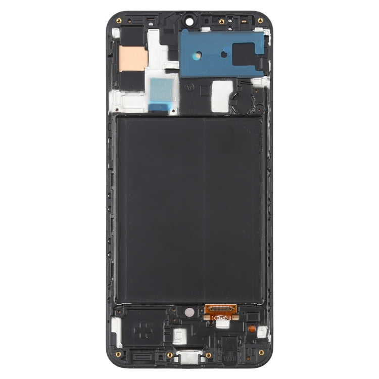 Écran LCD matériel OLED et assemblage complet de numériseur avec cadre pour Samsung Galaxy A50 SM-A505