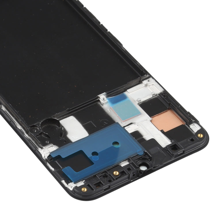 Écran LCD matériel OLED et assemblage complet de numériseur avec cadre pour Samsung Galaxy A50 SM-A505