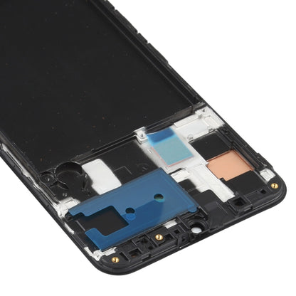 Écran LCD matériel OLED et assemblage complet de numériseur avec cadre pour Samsung Galaxy A50 SM-A505