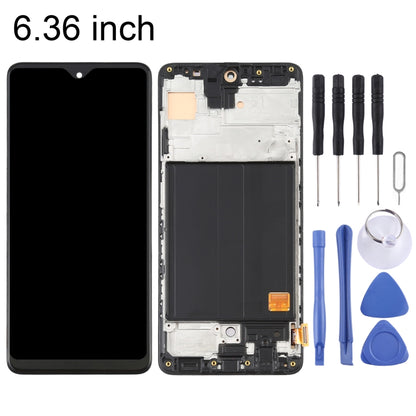 Écran LCD en matériau OLED et numériseur complet avec cadre pour Samsung Galaxy A51 4G SM-A515 (6,36 pouces)