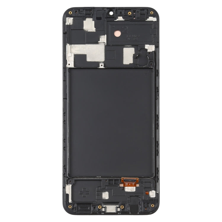 Écran LCD matériel OLED et assemblage complet de numériseur avec cadre pour Samsung Galaxy A20 SM-A205