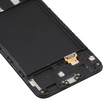 Écran LCD matériel OLED et assemblage complet de numériseur avec cadre pour Samsung Galaxy A20 SM-A205