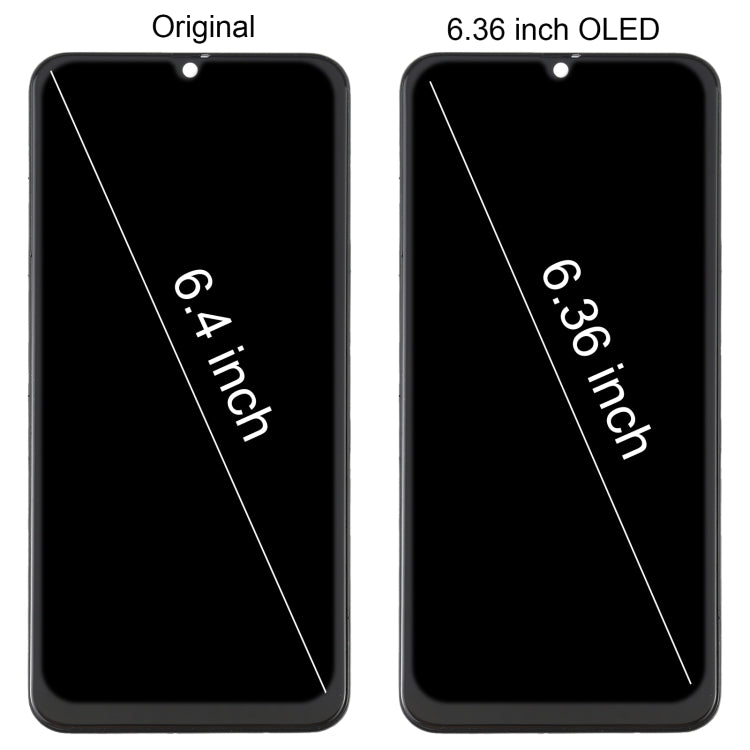 Écran LCD matériel OLED et assemblage complet de numériseur avec cadre pour Samsung Galaxy A30 SM-A305