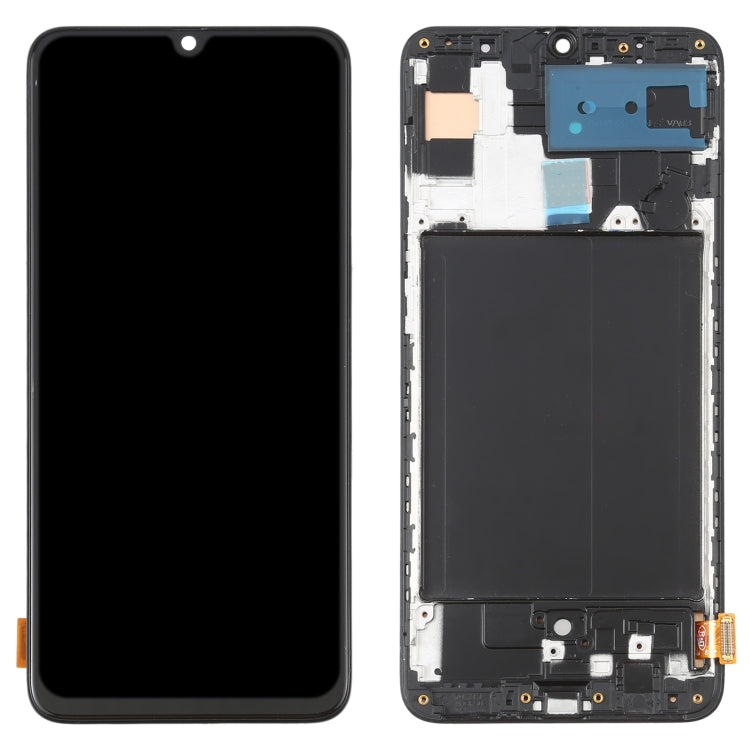 Écran LCD en matériau OLED et numériseur complet avec cadre pour Samsung Galaxy A70 SM-A705 (6,7 pouces)
