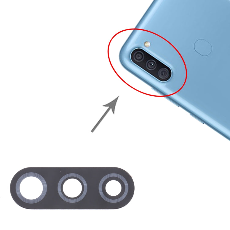 Pour Samsung Galaxy A11 SM-A115 10 pièces objectif de caméra arrière