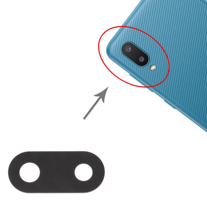 Objectif de caméra arrière pour Samsung Galaxy M02 SM-M022, 10 pièces