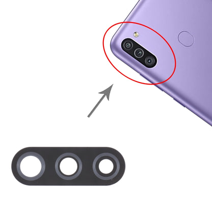Objectif de caméra arrière pour Samsung Galaxy M11 SM-M115, 10 pièces
