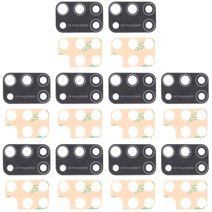 Pour Samsung Galaxy M31 / Galaxy M31 Prime SM-M315 10pcs Objectif de caméra arrière