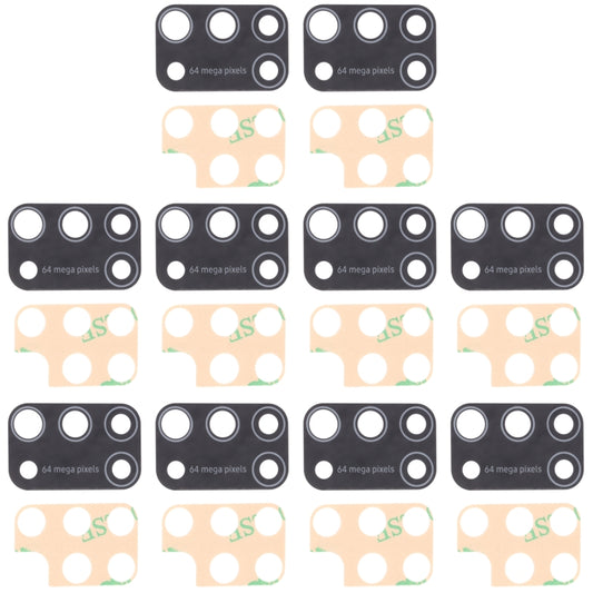 Pour Samsung Galaxy M31 / Galaxy M31 Prime SM-M315 10pcs Objectif de caméra arrière