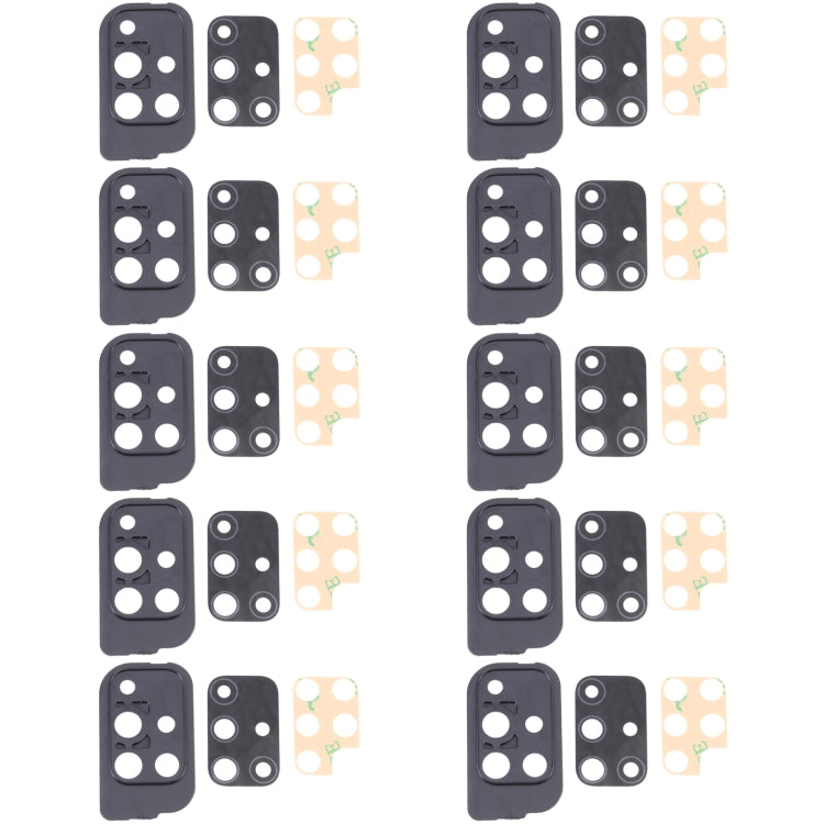 Pour Samsung Galaxy M51 SM-M515 10 pièces couvercle d'objectif d'appareil photo