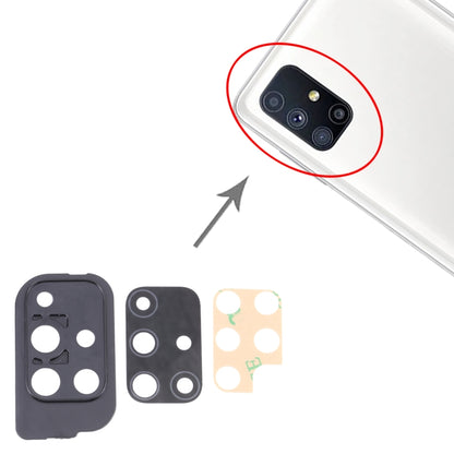 Pour Samsung Galaxy M51 SM-M515 10 pièces couvercle d'objectif d'appareil photo