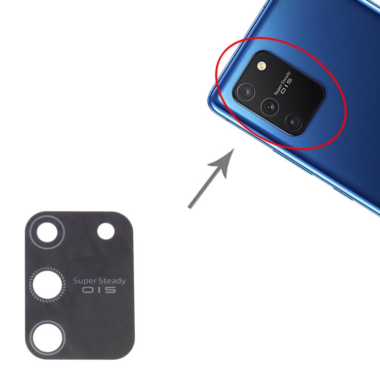 Objectif de caméra arrière pour Samsung Galaxy S10 Lite SM-G770, 10 pièces