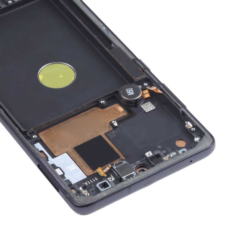 Écran LCD en matériau TFT et numériseur complet avec cadre pour Samsung Galaxy Note10 Lite SM-N770, ne prenant pas en charge l'identification par empreinte digitale