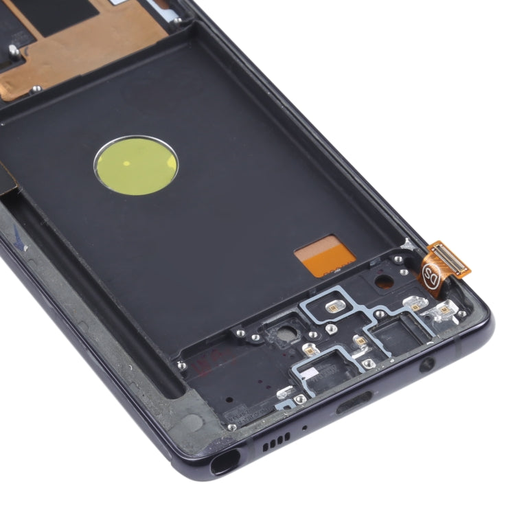 Écran LCD en matériau TFT et numériseur complet avec cadre pour Samsung Galaxy Note10 Lite SM-N770, ne prenant pas en charge l'identification par empreinte digitale
