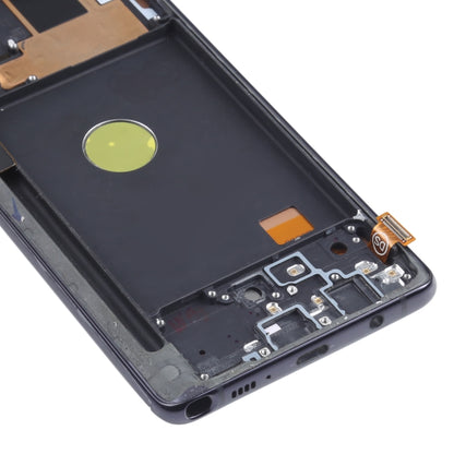 Écran LCD en matériau TFT et numériseur complet avec cadre pour Samsung Galaxy Note10 Lite SM-N770, ne prenant pas en charge l'identification par empreinte digitale