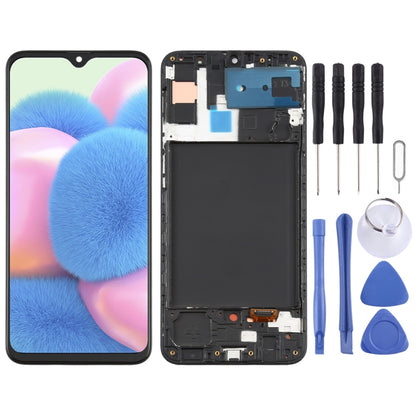 Écran LCD et numériseur en matériau Super AMOLED d'origine, assemblage complet avec cadre pour Samsung Galaxy A30s