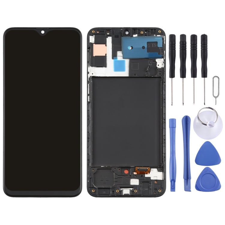 Écran LCD et numériseur en matériau Super AMOLED d'origine, assemblage complet avec cadre pour Samsung Galaxy A30s