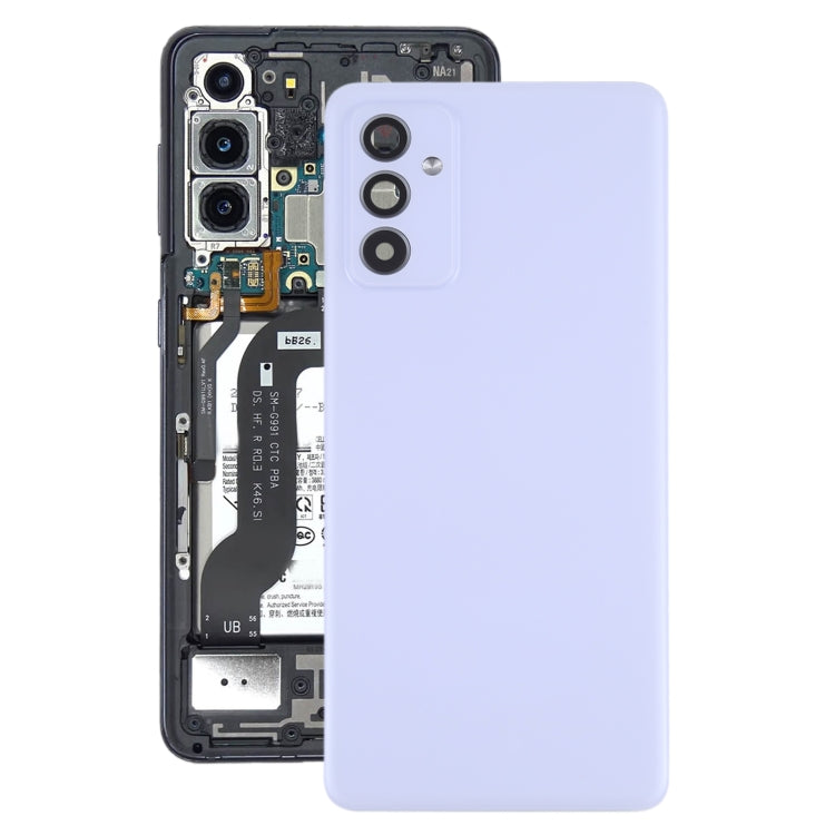 Pour Samsung Galaxy A82 Couvercle arrière de la batterie avec objectif d'appareil photo
