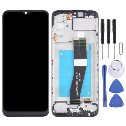 Écran LCD d'origine et numériseur complet avec cadre pour Samsung Galaxy A02s SM-A025F (version GA)