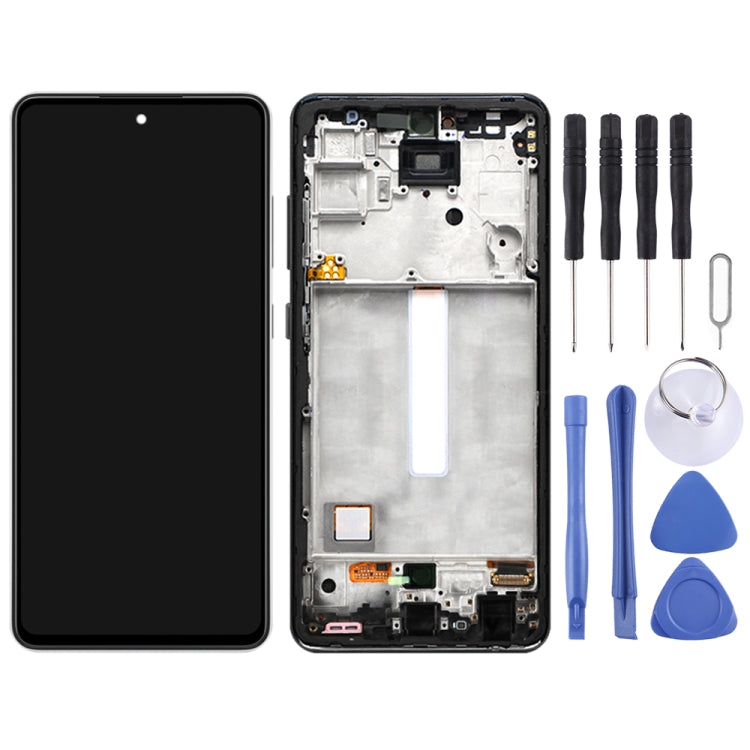 Écran LCD d'origine et numériseur complet avec cadre pour Samsung Galaxy A52 SM-A526 (version 5G)